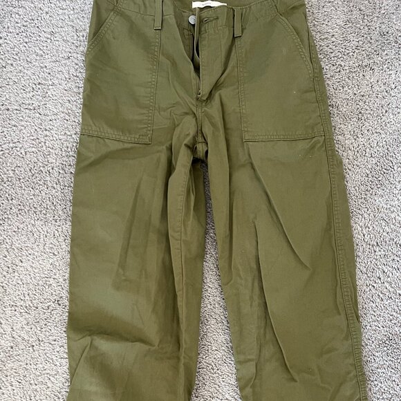 '94 baggy Levi's pants W27L28 Green - Picture 1 of 4